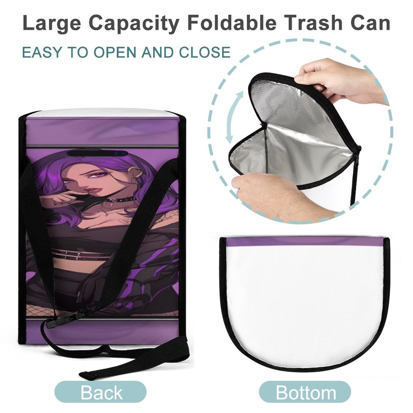 Collapsible Car Trash Bin