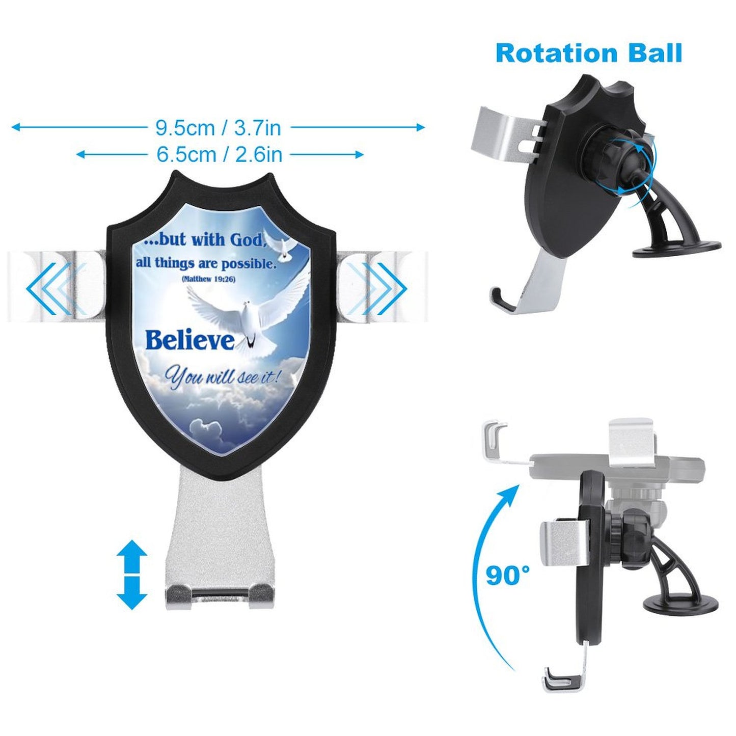 Car Mount Mobile Phone Holder-BELIEVE