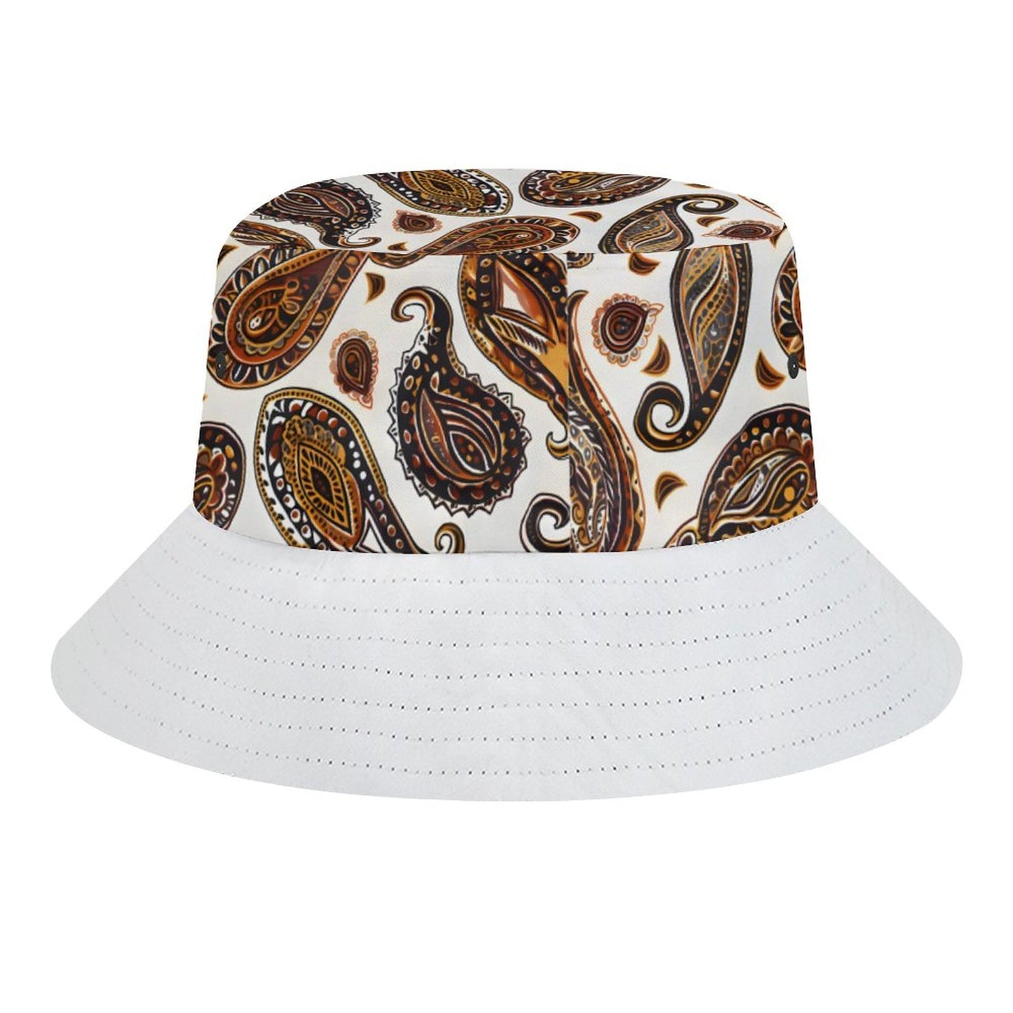 ORANGE PAISLEY Unisex Bucket Hat