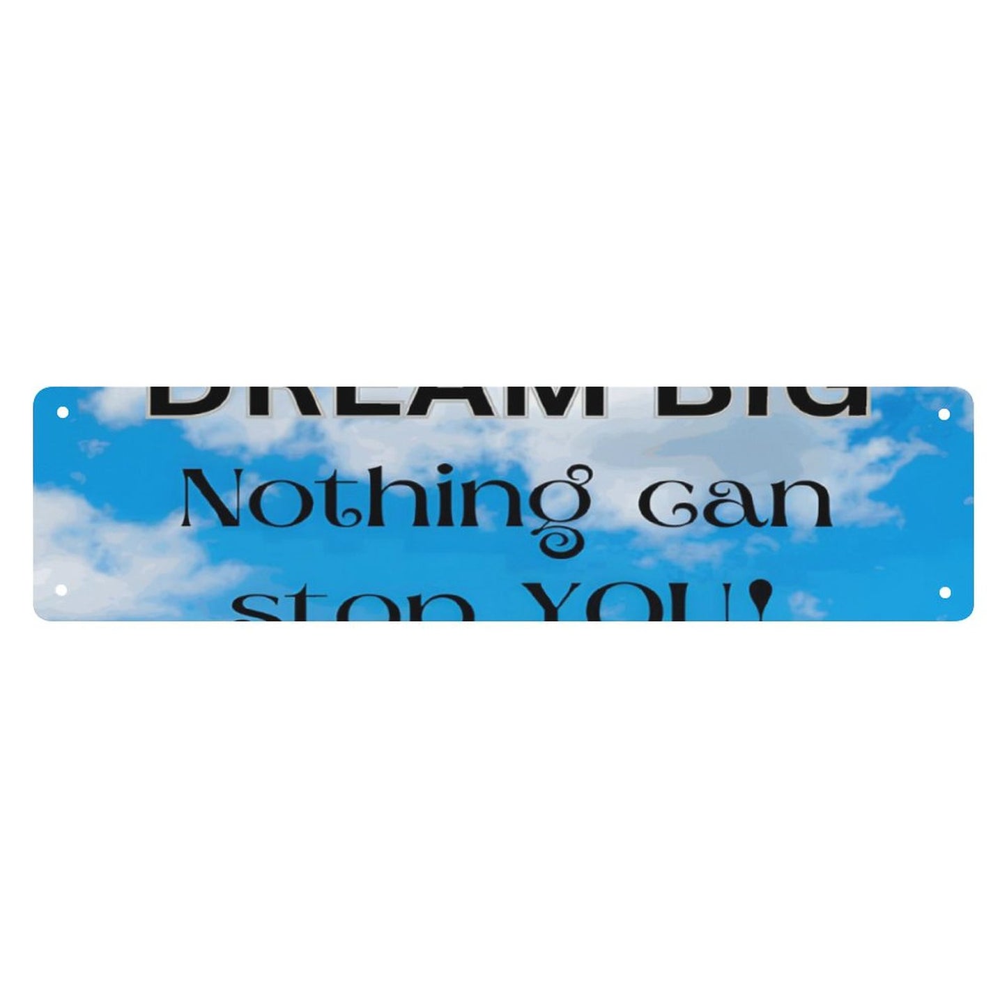 Slim Metal Tin Sign