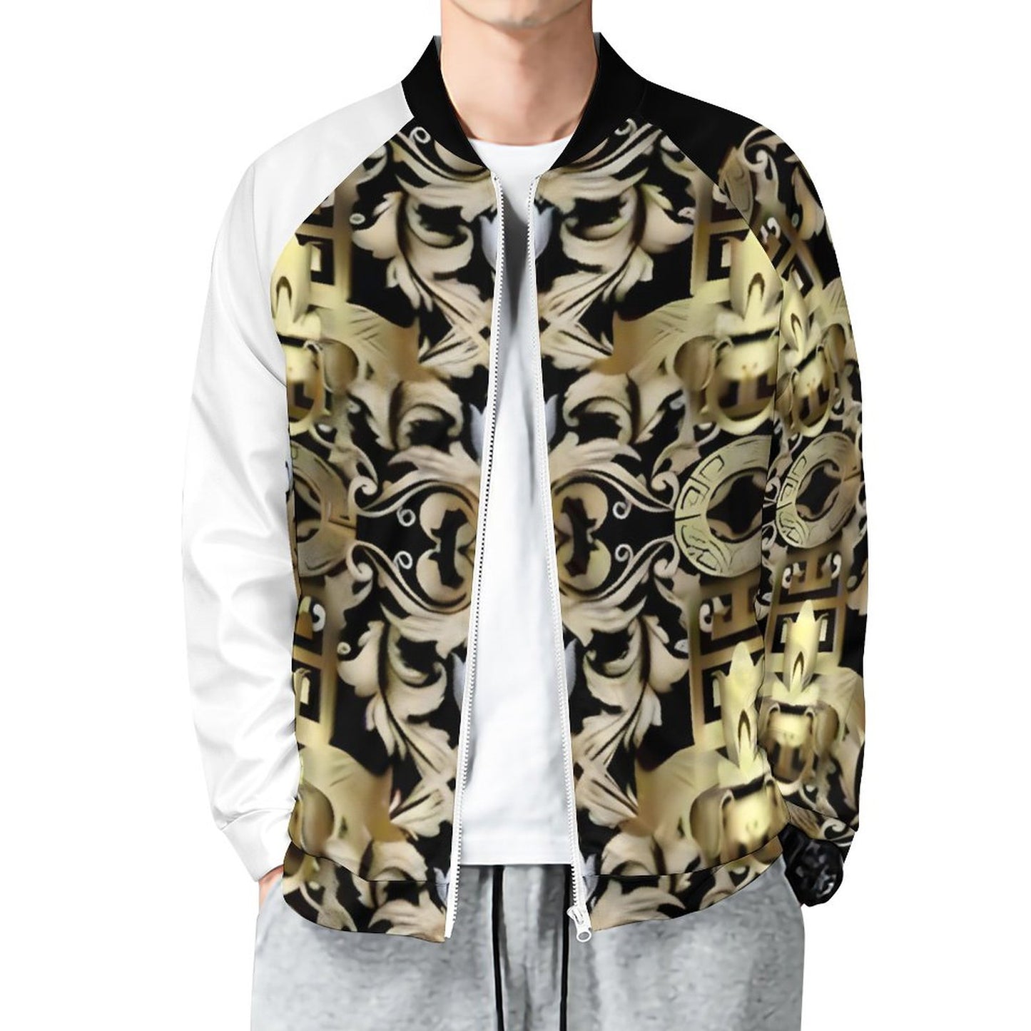 Raglan Zip-up Shirt WY10 (All-Over Printing)