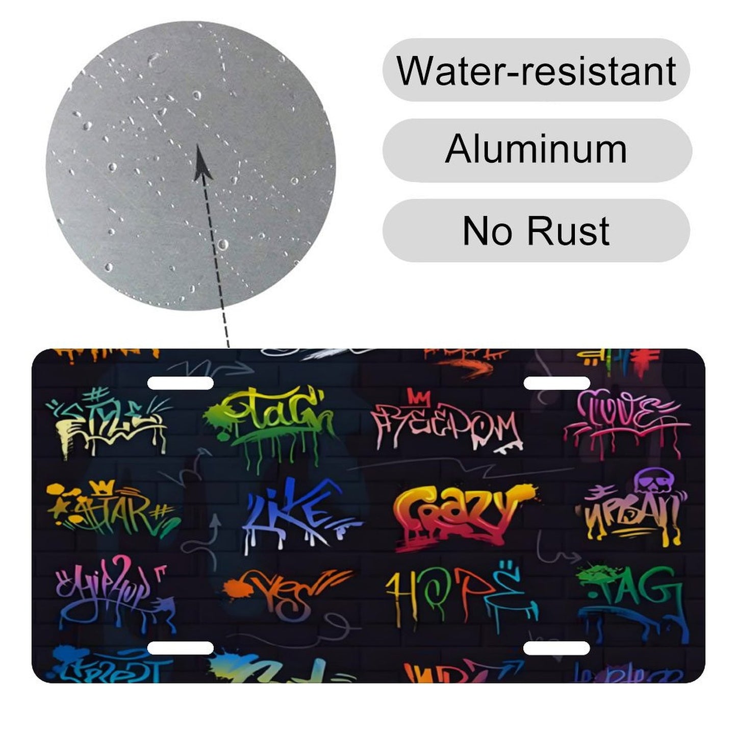 Car License Plate-11.8”x5.9”