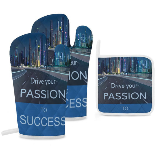 Oven Mitt & Pad Set of 3
