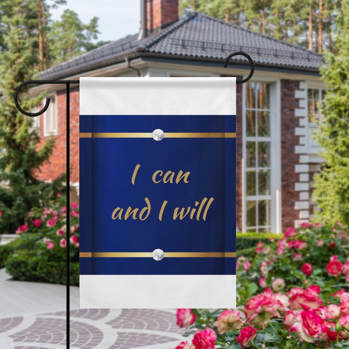 Garden Flag (2 Pics on 2 Sides)-12"x18"