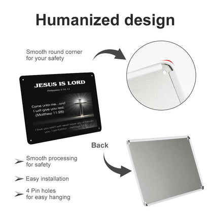 Horizontal Personalized Metal Wall Art Tin Sign-5.5"x7.9"/14x20cm