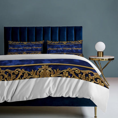 3-Piece Bedding Set-90"x90"/ 229x229cm (Dual-sided Printing)
