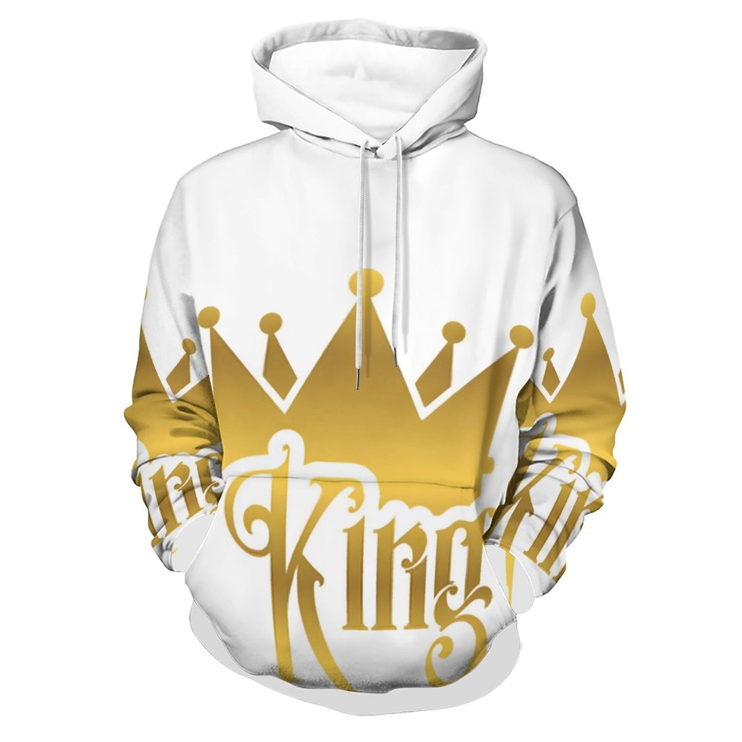 230gsm Men's Personalized Hoodie with Double-layer Cap (All-Over Printing)