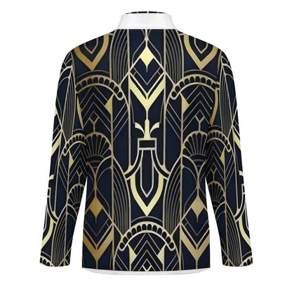 300gsm Men's Polo Sweatshirt LM111 (All-Over Printing)