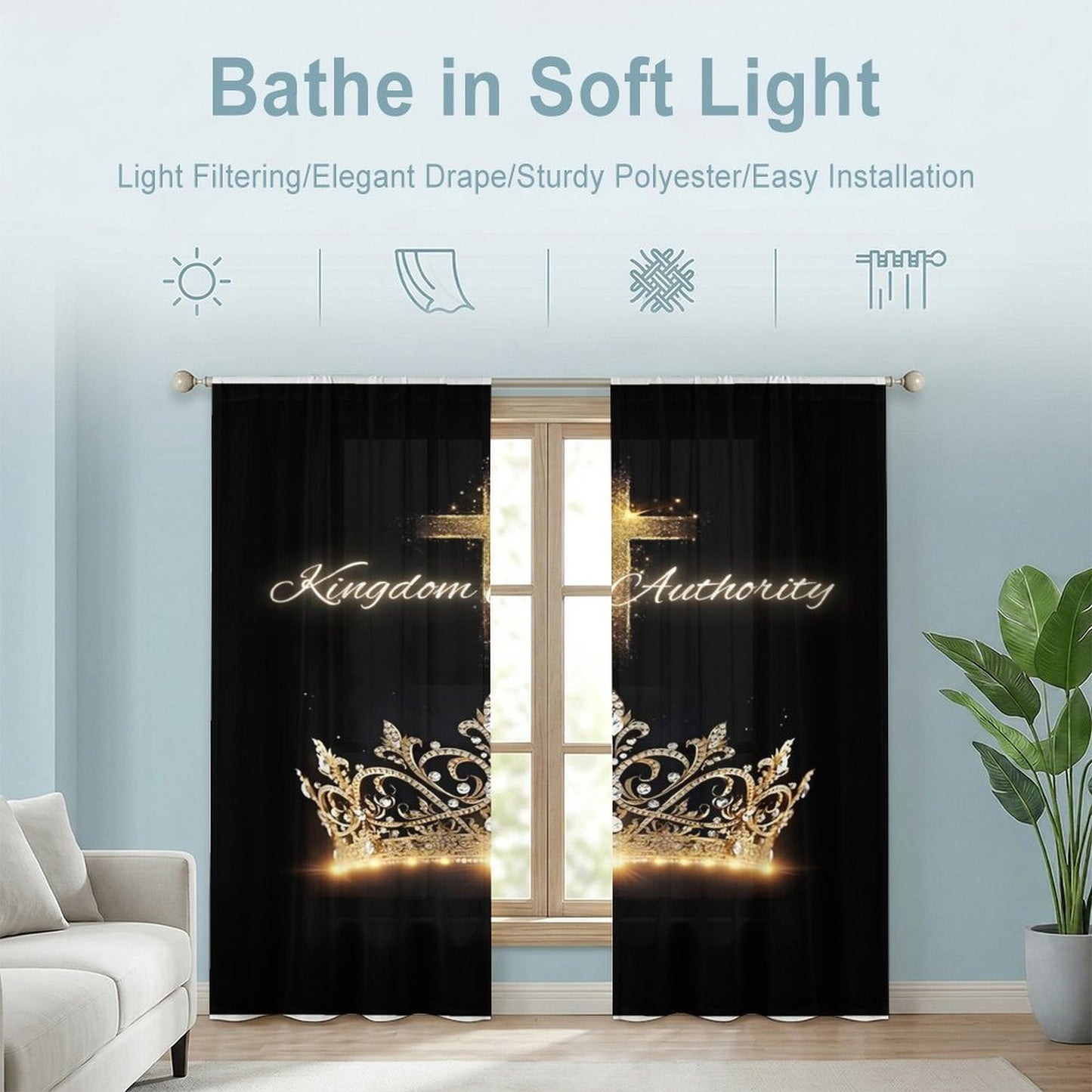 Sheer Curtain(All-Over Printing)