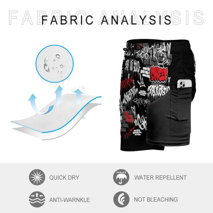 Men's Beach Shorts with 4 Pockets