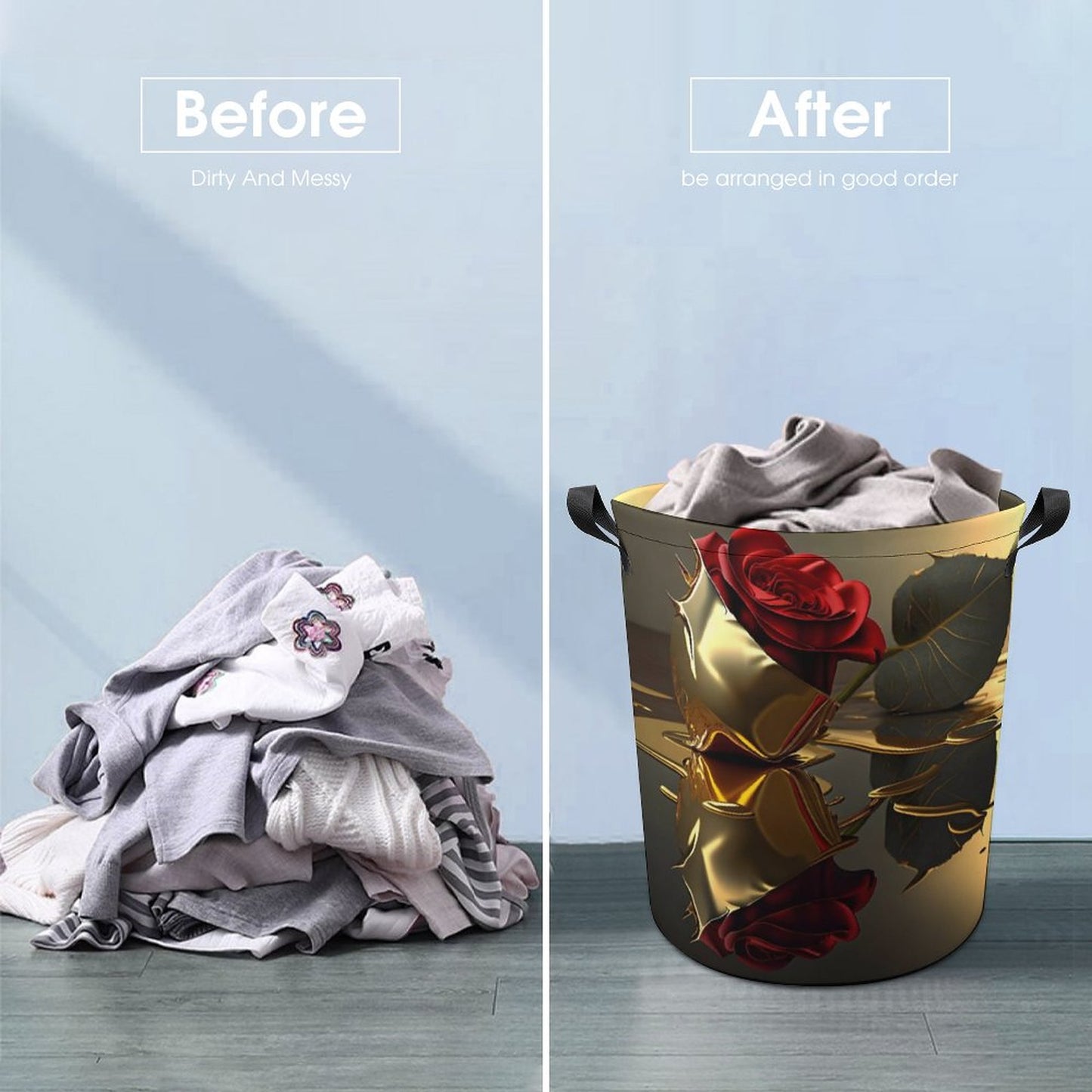 Oxford Collapsible Laundry Basket