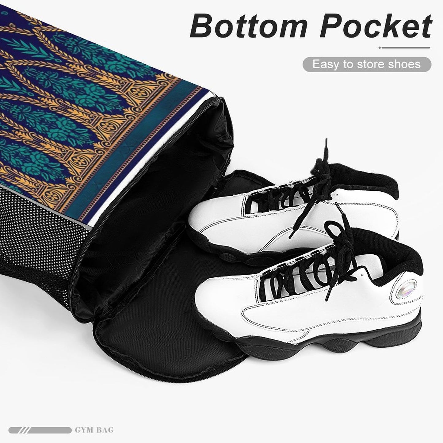 Waffle Cloth Sprots Drawstring Bag (Multi-Sites)