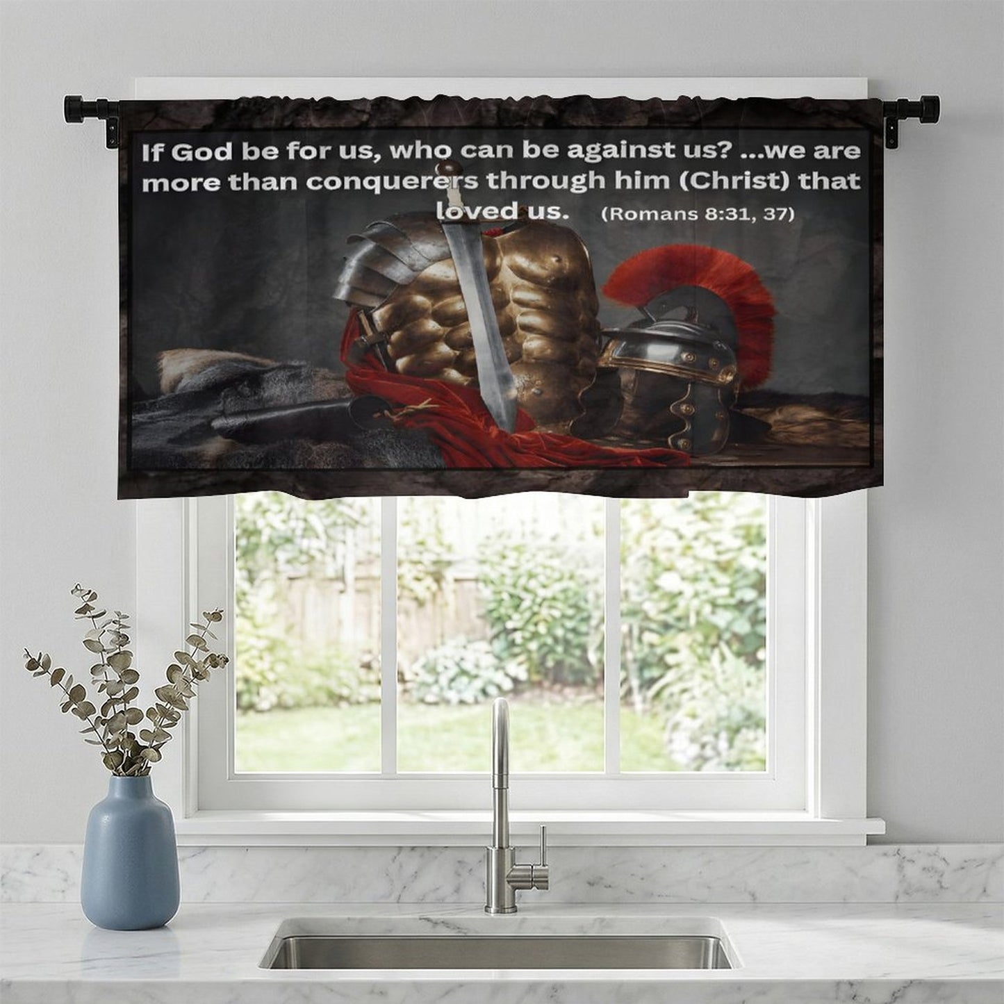 Short Window Curtains(All-Over Printing)