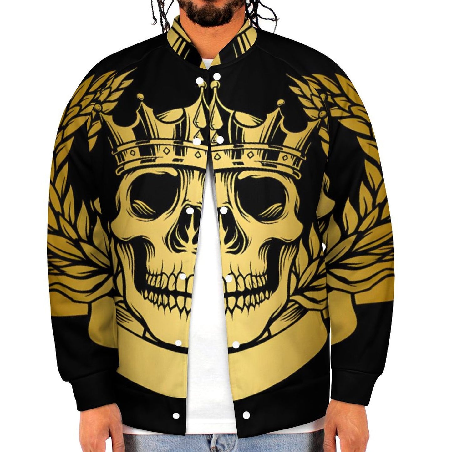 Men's Baseball Jacket (All-Over Printing)