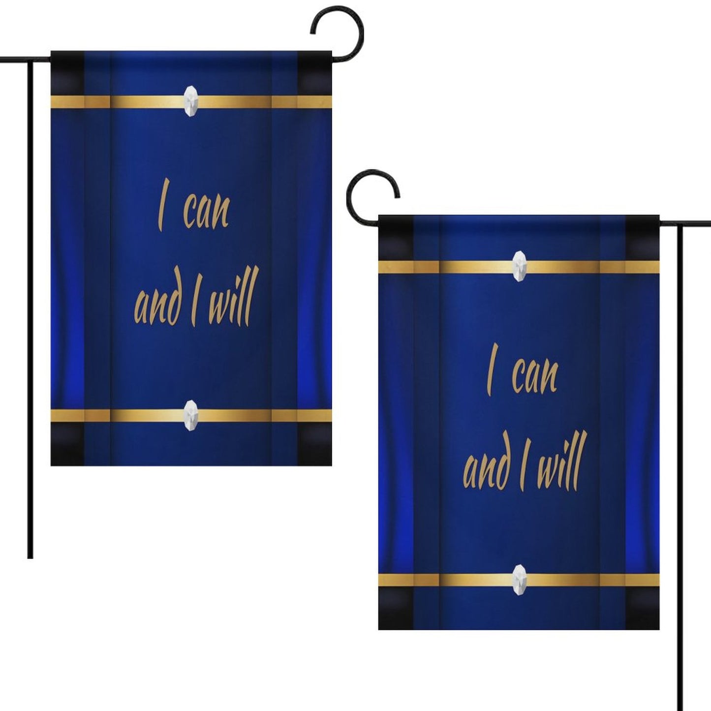 Garden Flag (2 Pics on 2 Sides)-12"x18"