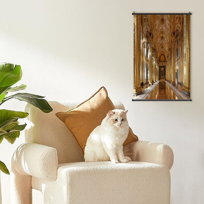 Canvas Hanging Poster with Scrolls-16"x24"/ 40x60cm