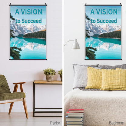 Canvas Hanging Poster with Scrolls-16"x24"/ 40x60cm