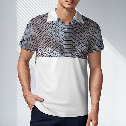 Short Sleeve Men's POLO T-shirt (All-Over Printing)