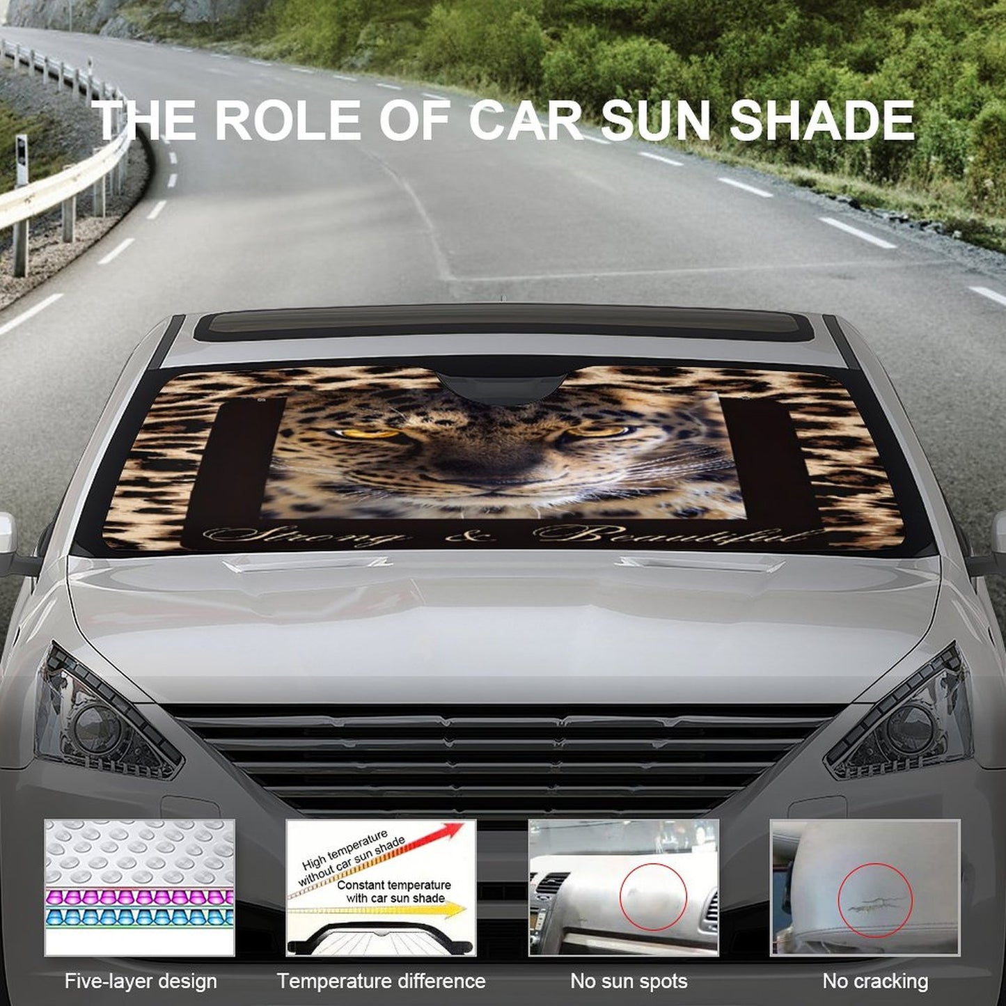 Car Cool with Sun Shades-STRONG & BEAUTIFUL