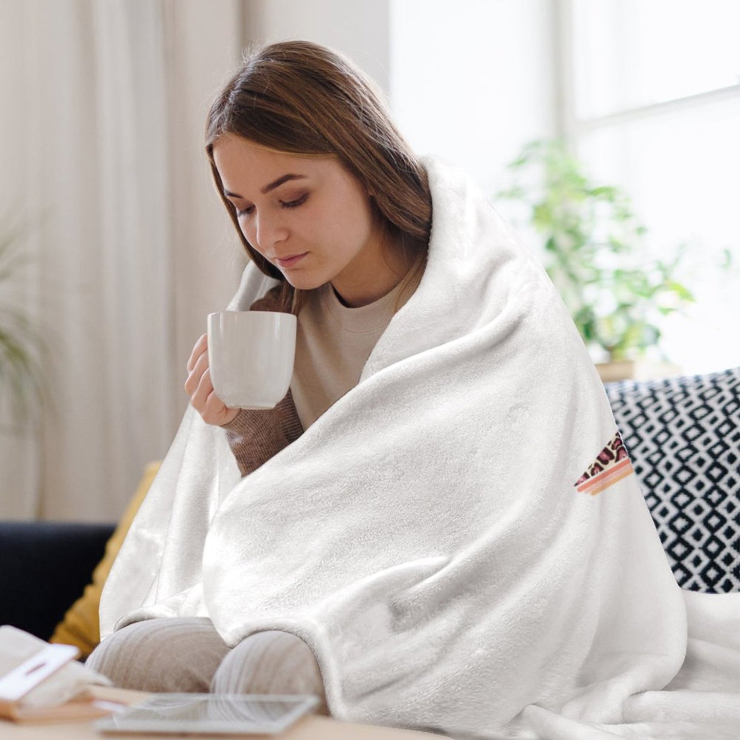 250gsm Flannel Throw Blanket-60"x80"