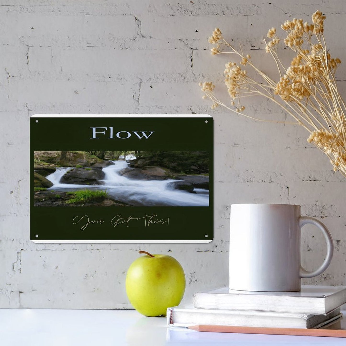 Horizontal Personalized Metal Wall Art Tin Sign-5.5"x7.9"/14x20cm