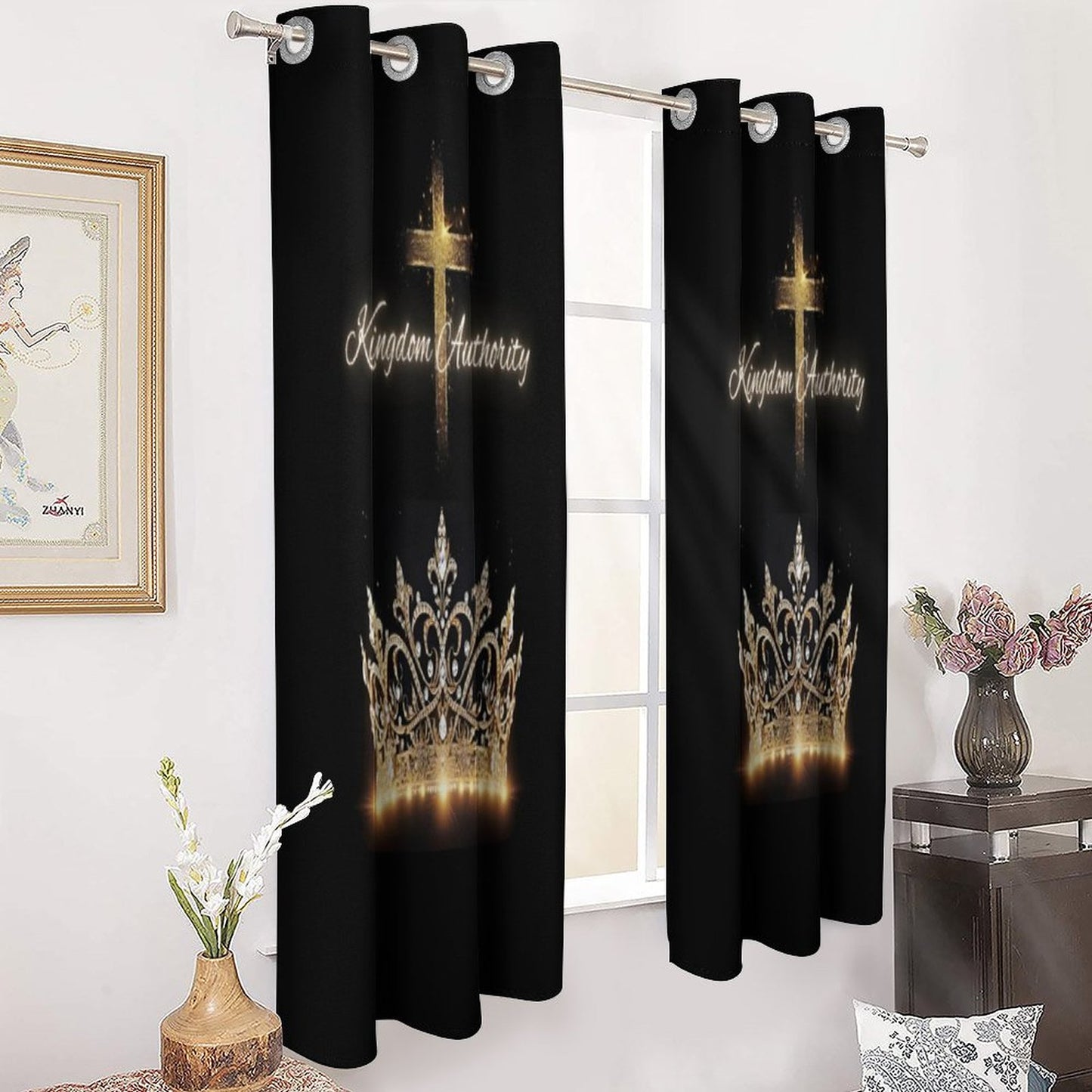Grommet Curtain-52"x72"/ 132x183cm