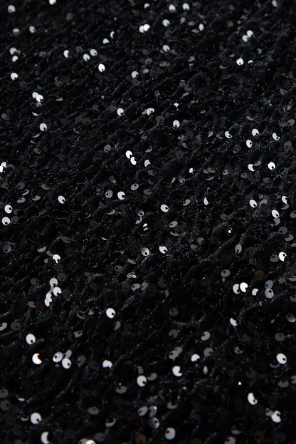 Sequin Mini Skirt-SMALL-XL
