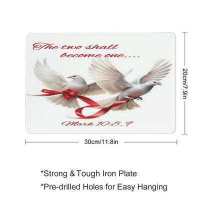 Horizontal Vintage Metal Sign-7.9"x11.8"/ 20x30cm