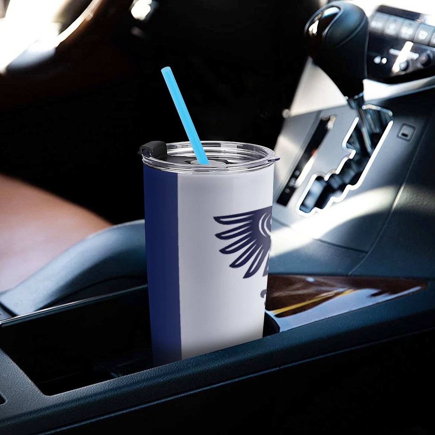 Car Travel Coffee Mug with Lid (All-Over Printing)