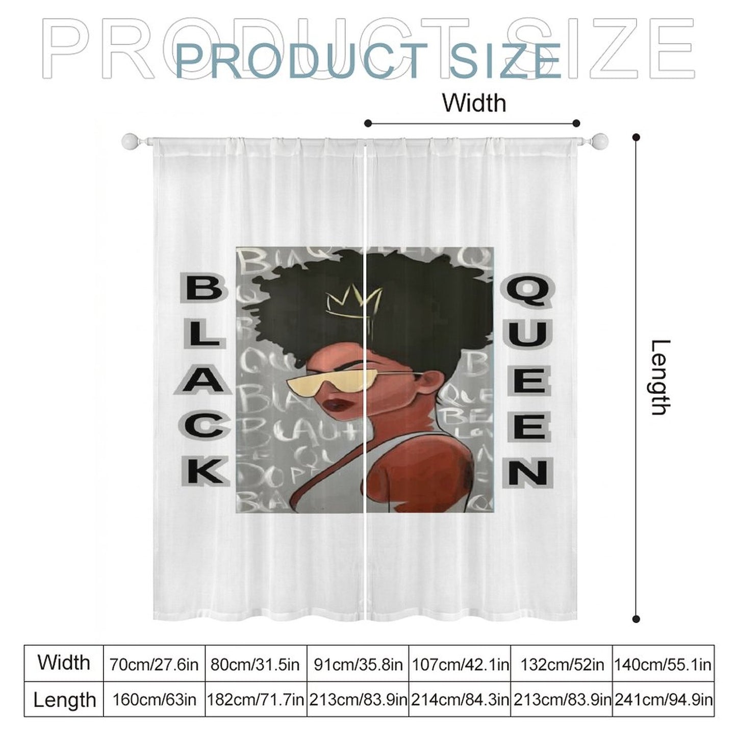 Sheer Curtain(All-Over Printing)