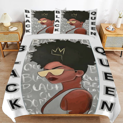 3-Piece Bedding Set-86"×70"/ 218×177cm (Dual-sideded Printing)-TWIN/TWIN XL
