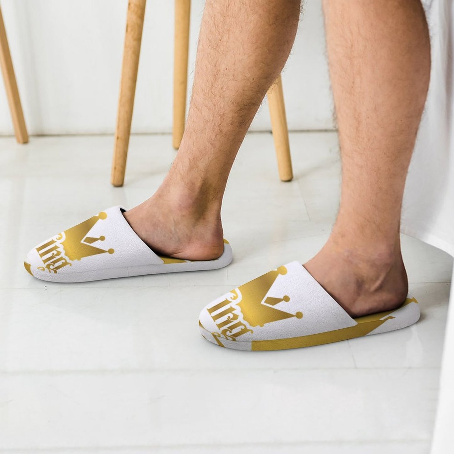 Flannel Men's Cotton Slippers