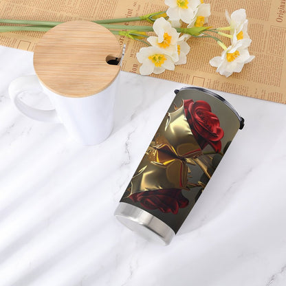 Car Travel Coffee Mug with Lid (All-Over Printing)