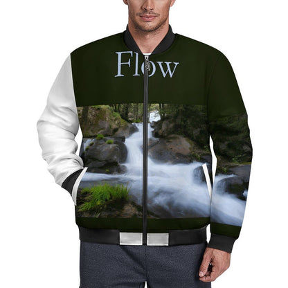 180gsm Zipper Bomber Jacket BMJ (All-Over Printing)
