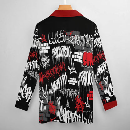 Women's Casual Blazer (All-Over Printing)
