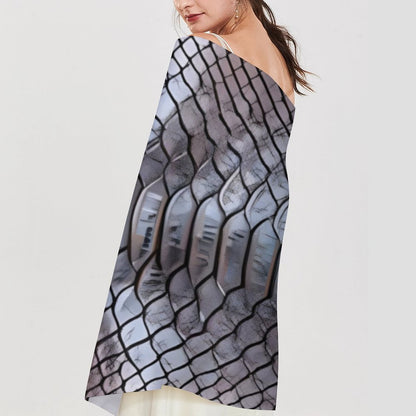 Cashmere-like Tassel Scarf (All-Over Printing)