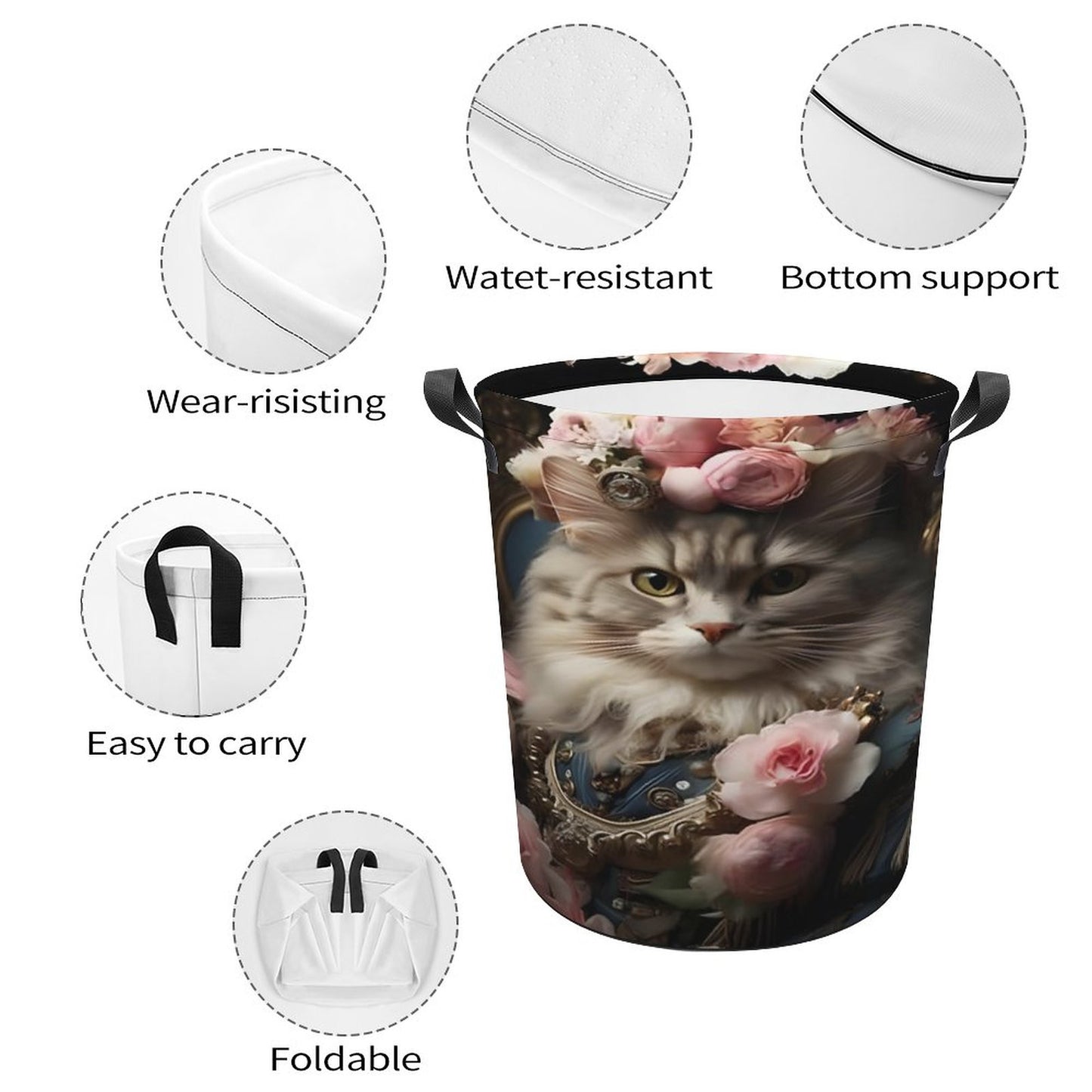 Oxford Collapsible Laundry Basket