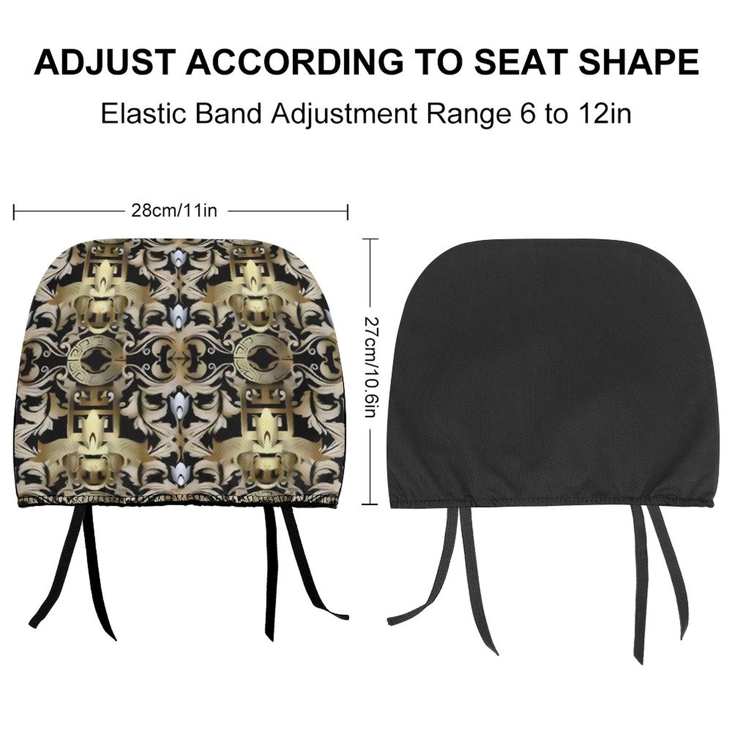 Custom Car Headrest Covers