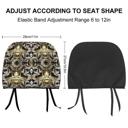 Custom Car Headrest Covers