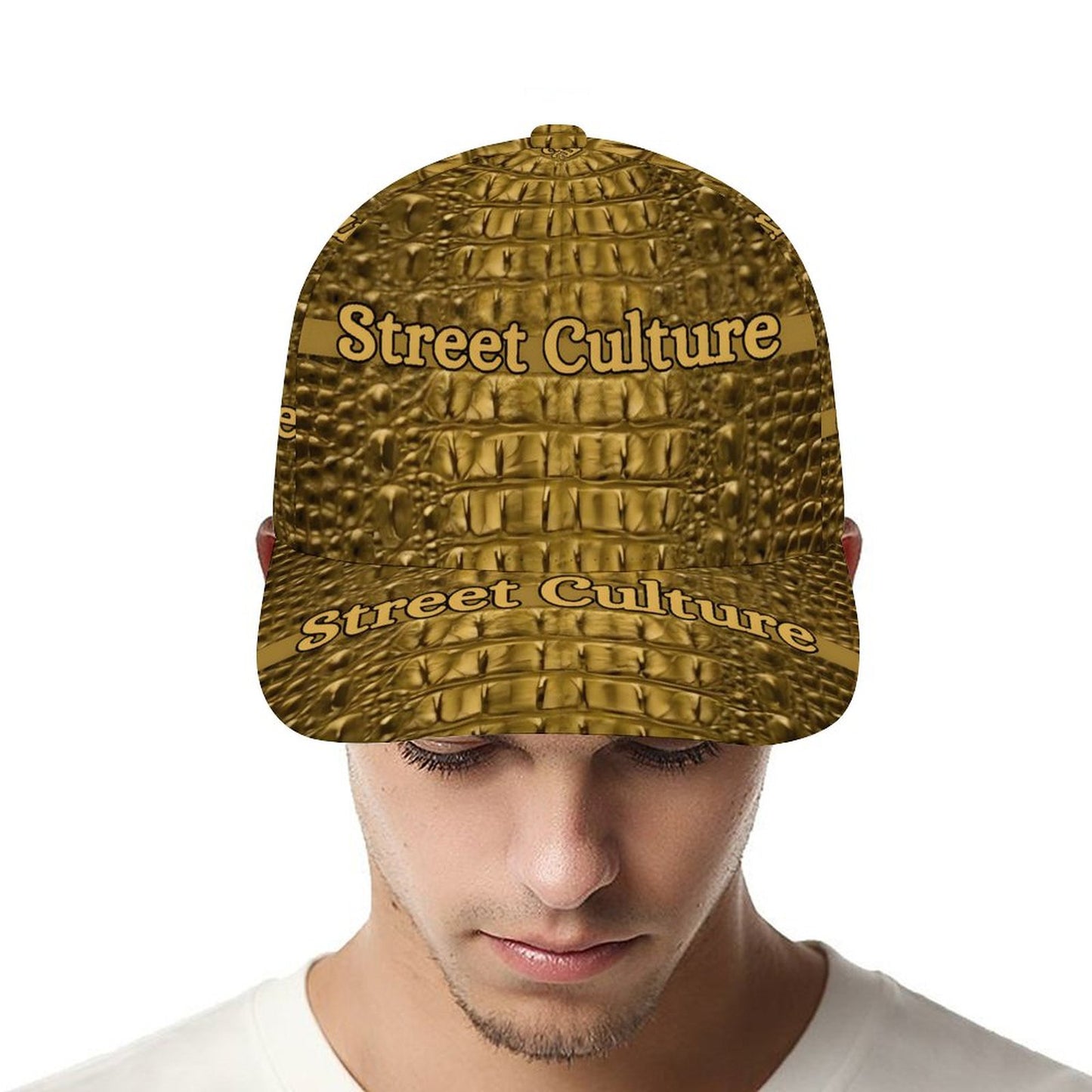 STREET CULTURE Alligator Bent Fitted Cap