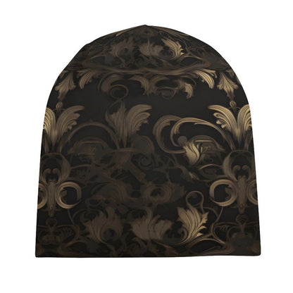 BLACK & GOLD ACCENT Pullover Cap