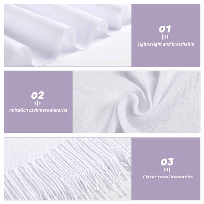 Cashmere-like Tassel Scarf (All-Over Printing)