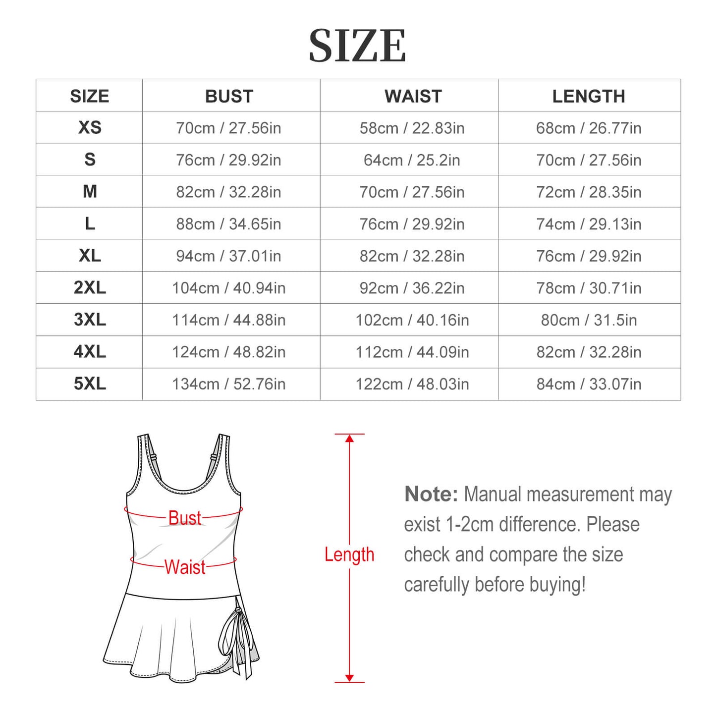 180gsm Short Cami Dress(All-Over Printing)