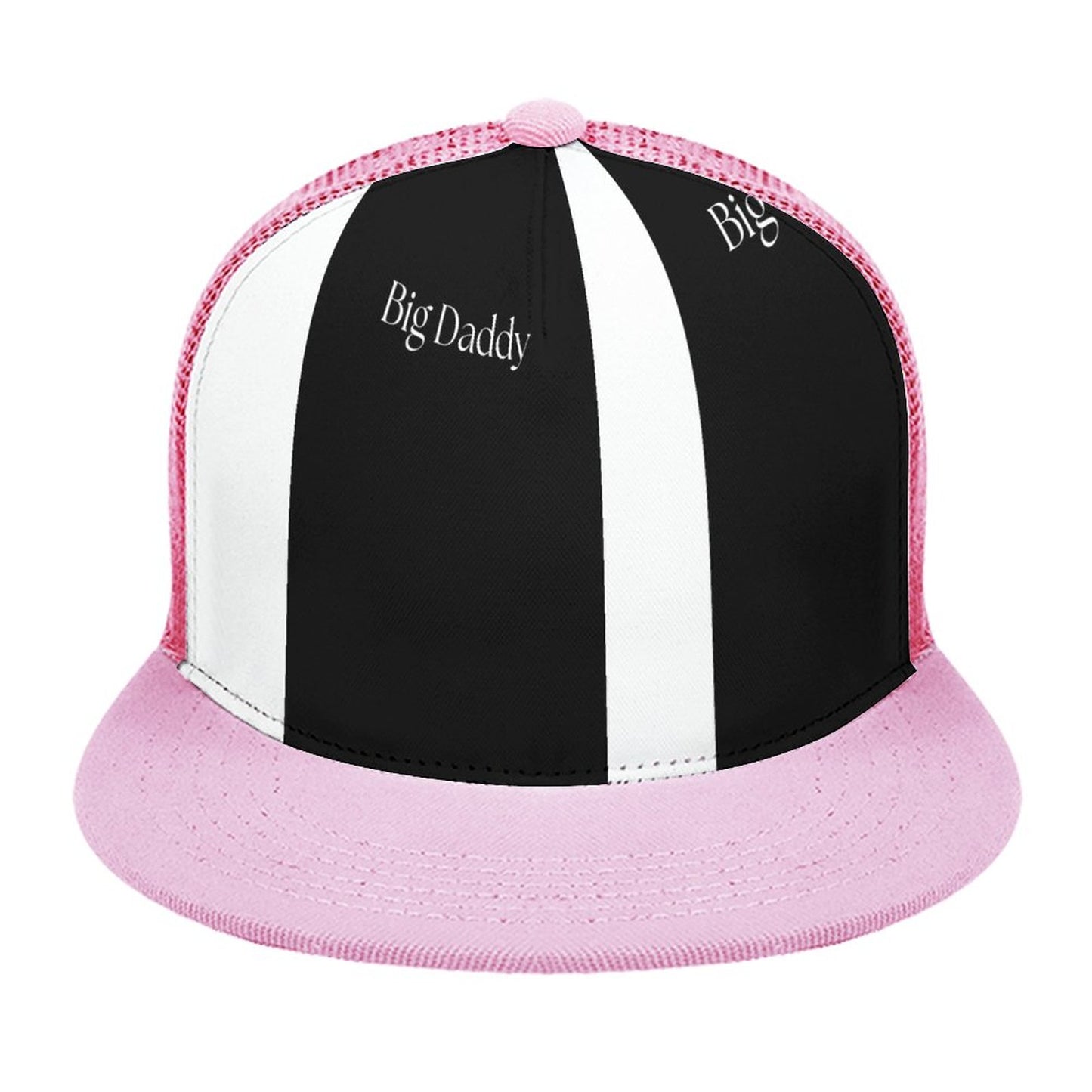 Flat Brim Trucker Hat with Fashion Frontier