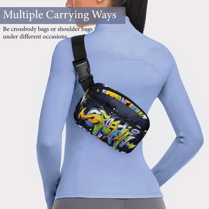 COLORFUL GRAFFITI Bum Bag