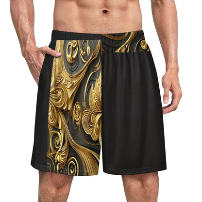 170gsm Pajama Shorts for Men LM012 (All-Over Printing)