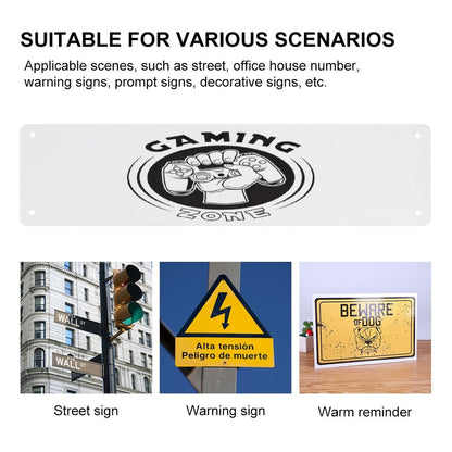 Slim Metal Tin Sign