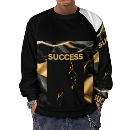 280gsm Men's Crewneck Sweatshirt Raglan A27H (All-Over Printing)