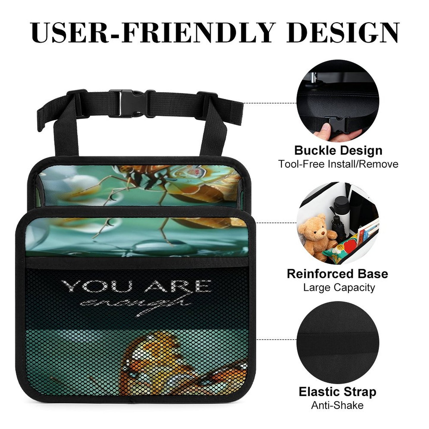 Car Seat Storage Bag(All-Over Printing)