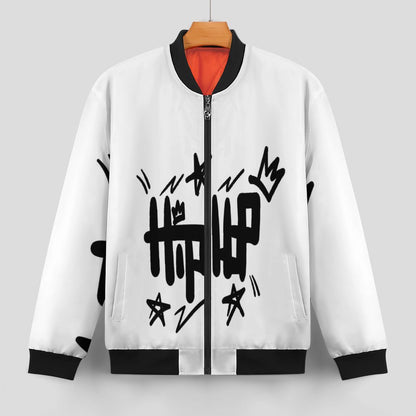 180gsm Zipper Bomber Jacket BMJ (All-Over Printing)